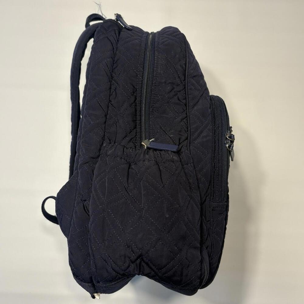 Vera Bradley Iconic Campus Backpack – Classic Navy - Picture 6 of 14